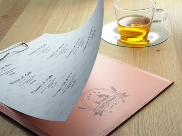 Logo trade corporate gifts image of: Clipboard menu 1027094
