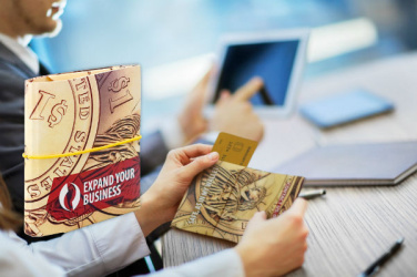 Logo trade advertising product photo of: Origami wallet 998117