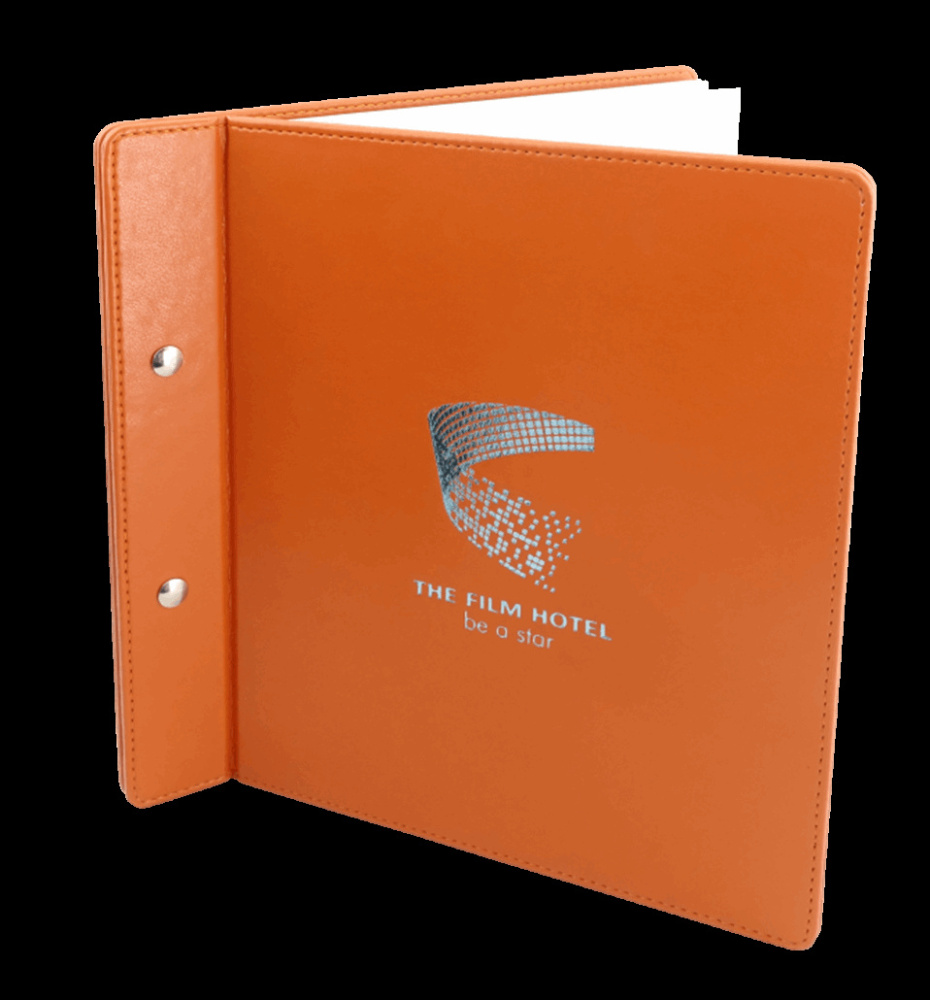Logo trade business gift photo of: Menu cover 1085119