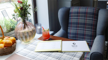 Logo trade promotional giveaways picture of: Menu cover 1085119