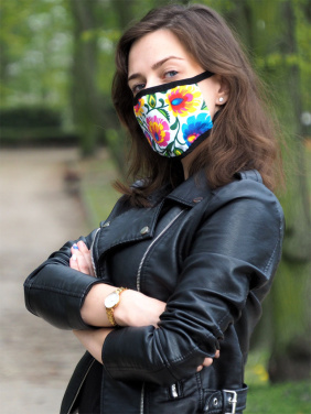 Logo trade promotional giveaways image of: MARS cotton mask (size M) 1379165