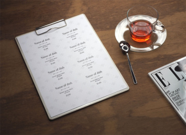 Logo trade promotional item photo of: Clipboard menu 1121119