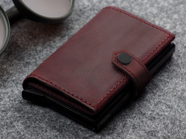 Logotrade promotional product picture of: RFID wallet - Hunter Leather 2109284