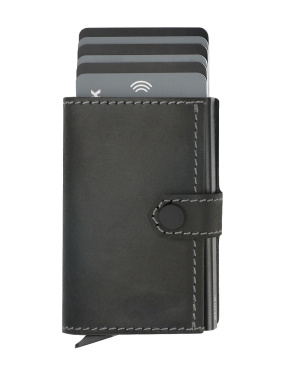 Logotrade business gift image of: RFID wallet - Hunter Leather 2109284