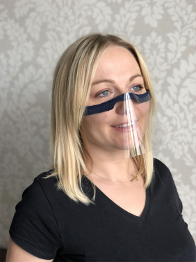 Logotrade promotional gifts photo of: KALIPSO clear face shield-mask for mouth and nose 1447162