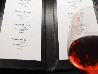 Logo trade promotional items picture of: Menu cover 1062270