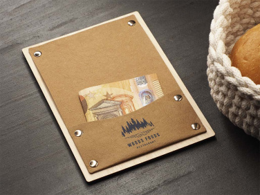 Logo trade promotional giveaways image of: Bill holder 1053121