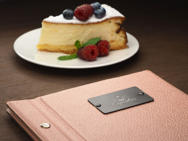 Logo trade promotional gifts image of: Menu cover 1087281