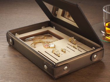 Logo trade business gifts image of: Jewellery box 1674094