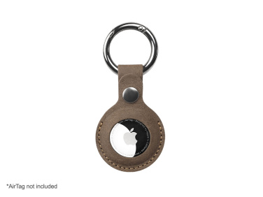Logo trade promotional merchandise picture of: Keyring with holder for AirTag 1914106
