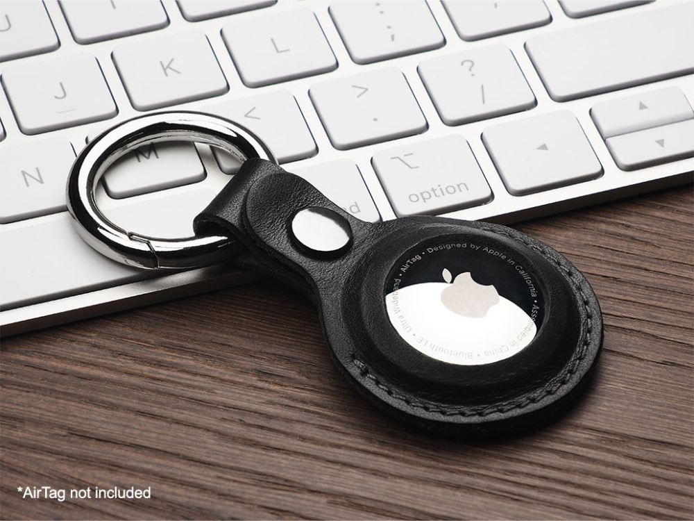 Logo trade promotional giveaway photo of: Keyring with holder for AirTag 1914141