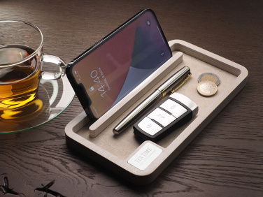 Logo trade promotional giveaway photo of: Wooden desk organiser 1818121