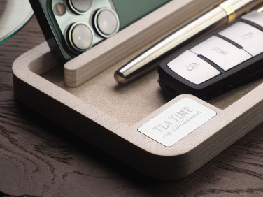 Logotrade promotional products photo of: Wooden desk organiser 1818121