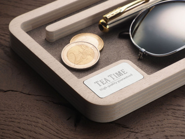 Logotrade promotional merchandise picture of: Wooden desk organiser 1818121