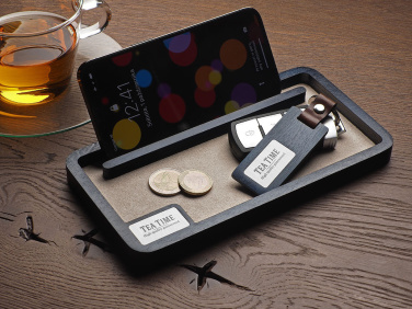 Logo trade promotional items image of: Wooden desk organiser 1818121