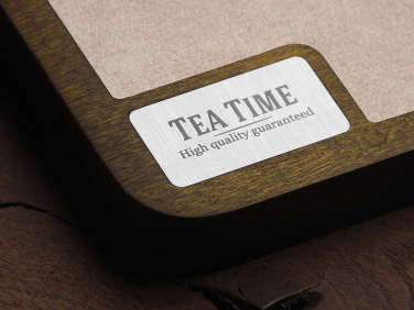 Logo trade promotional giveaway photo of: Wooden desk organiser 1818121