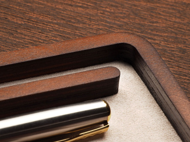 Logo trade promotional merchandise picture of: Wooden desk organiser 1818121