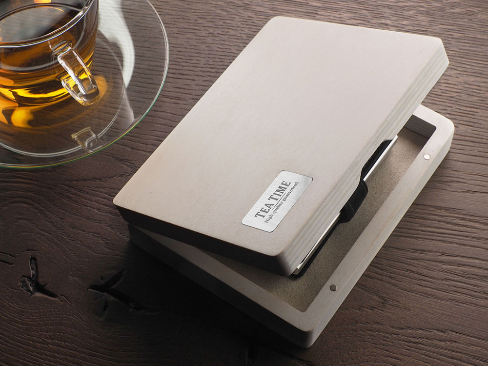 Logo trade corporate gifts picture of: Wooden box 1819121