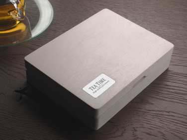 Logo trade corporate gifts image of: Wooden box 1819121