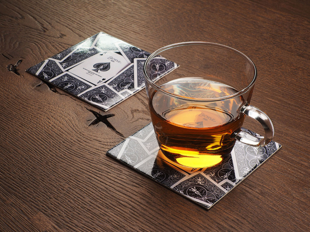 Logotrade promotional items photo of: Printed paper coaster 1838117