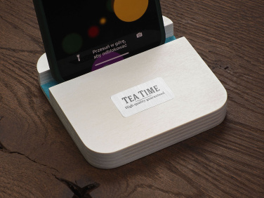 Logo trade promotional item photo of: Wooden telephone stand 1847121