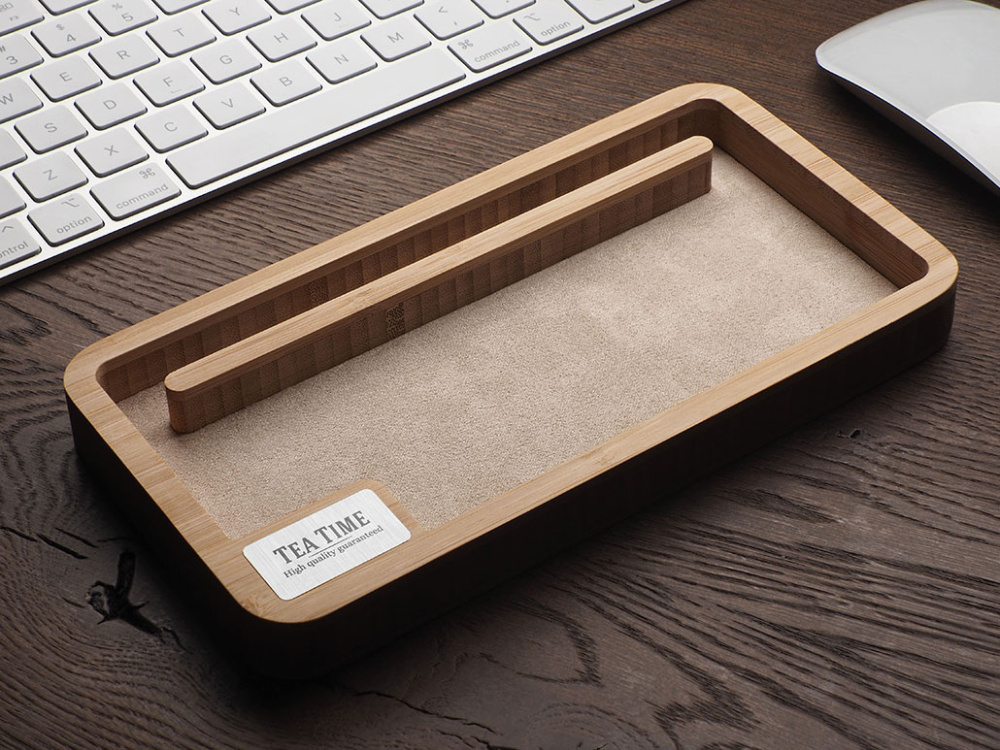 Logotrade advertising products photo of: Wooden desk organiser 1818292