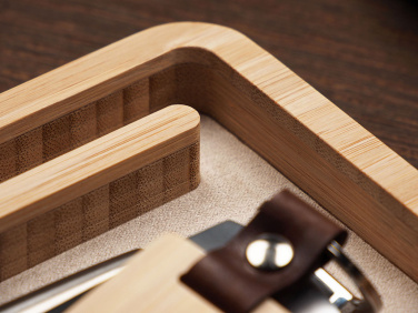 Logo trade promotional products image of: Wooden desk organiser 1818292