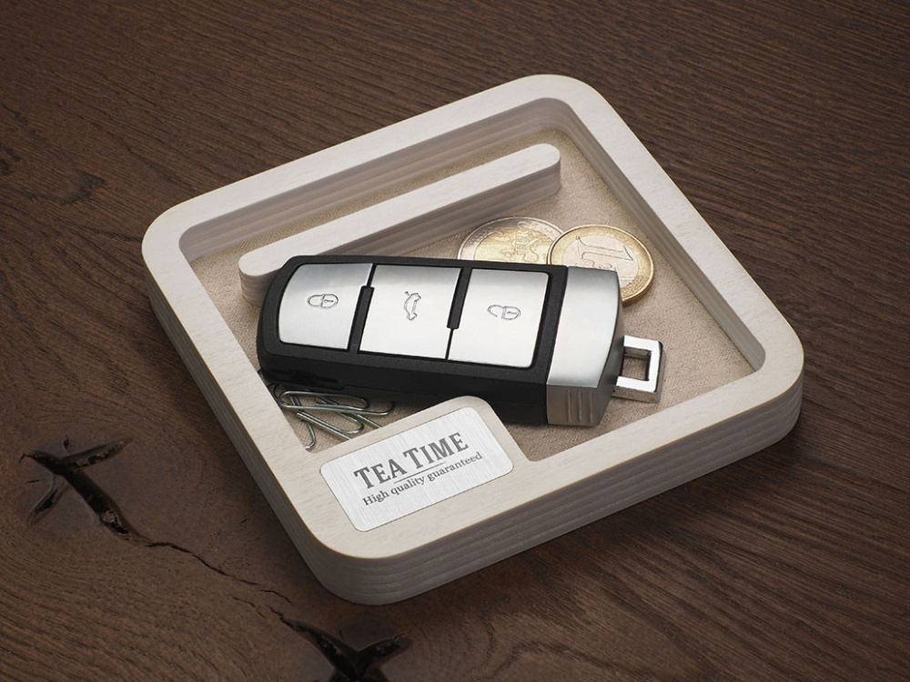 Logotrade advertising product image of: Wooden desk organiser 1846121