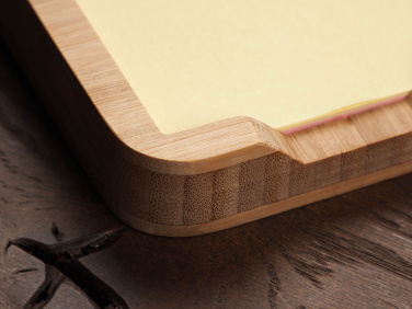 Logo trade promotional gift photo of: Wooden memo card box 1832292