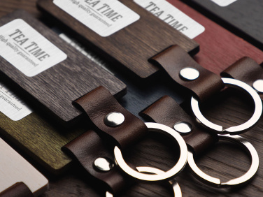 Logotrade promotional products photo of: Wooden keyring 1853121