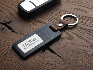 Logo trade promotional products picture of: Wooden keyring 1853121