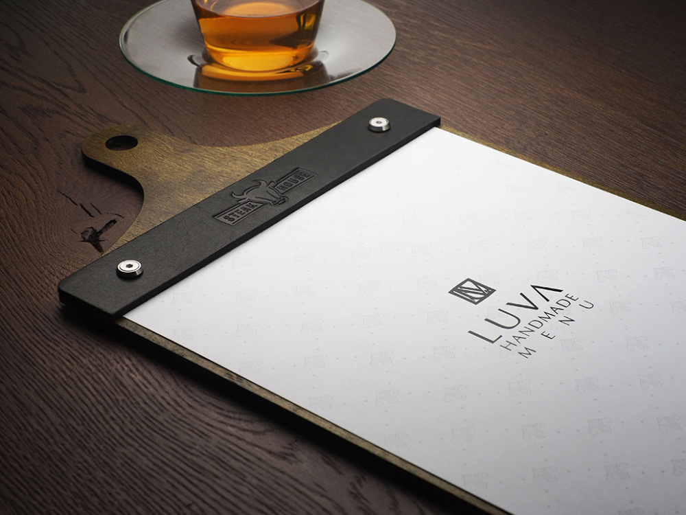 Logo trade promotional items picture of: Menu cover 1861121