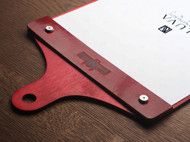 Logo trade promotional giveaways image of: Menu cover 1861121