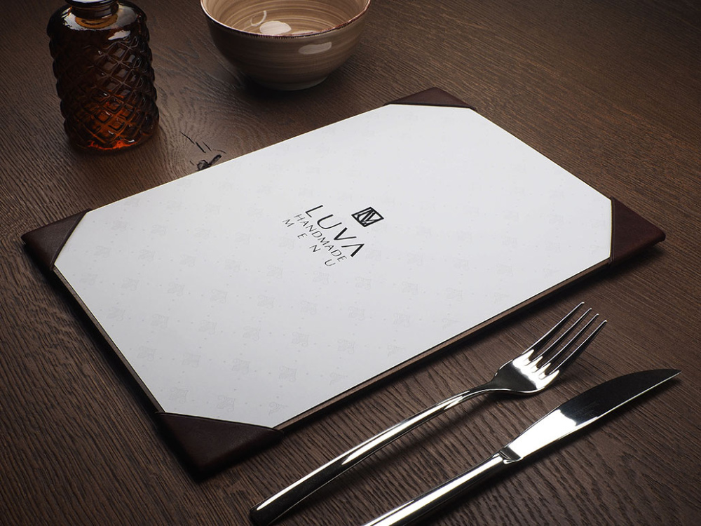 Logo trade corporate gift photo of: Menu pad 1869121