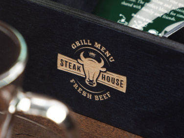 Logo trade corporate gifts image of: Wooden box 1870121