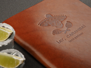 Logo trade promotional giveaways image of: Menu cover Ambiente 1181141