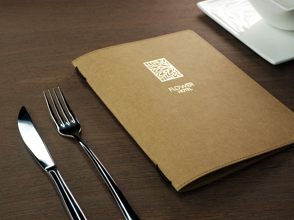 Logo trade promotional gifts image of: Menu cover Ambiente 1182106