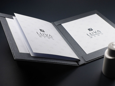 Logo trade business gift photo of: Menu cover 1952280