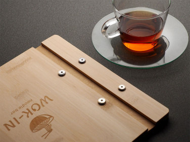 Logo trade corporate gifts image of: Menu cover 1905292