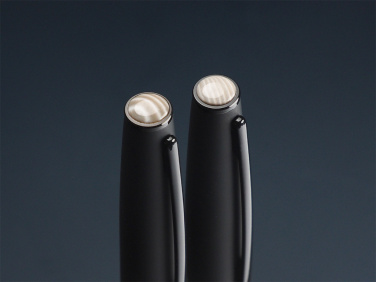 Logotrade promotional merchandise picture of: Striped Flint Pen set 1284036