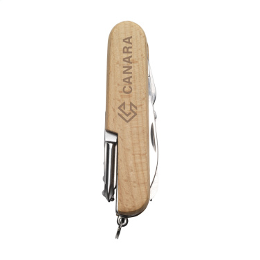 Logotrade promotional product picture of: Beechwood Pocket knife