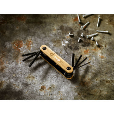 Logotrade promotional merchandise image of: Bamboo Black Tool multi tool
