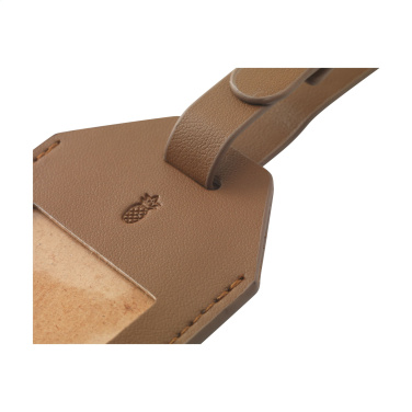 Logotrade promotional giveaway picture of: Vegan Pineapple Leather Luggage Tag