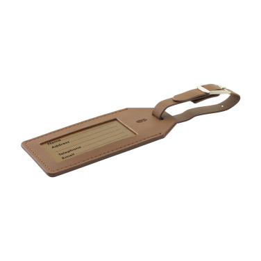 Logotrade promotional item picture of: Vegan Pineapple Leather Luggage Tag