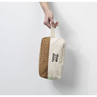 Logo trade advertising products image of: CosCork Eco toiletry bag