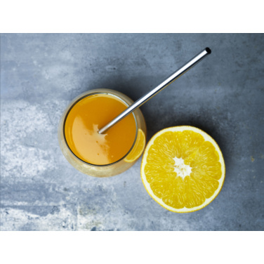 Logotrade advertising product image of: Reusable 1 piece ECO Straw Set stainless-steel straw