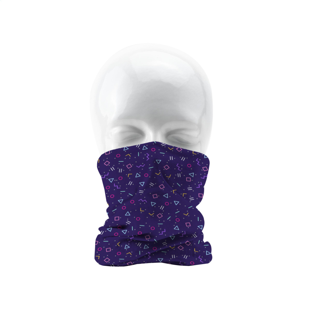 Logotrade corporate gifts photo of: Bandana RPET multi-functional scarf all-over printing