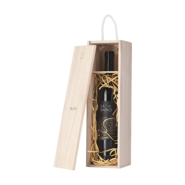 Logo trade promotional products image of: WineWood wine box
