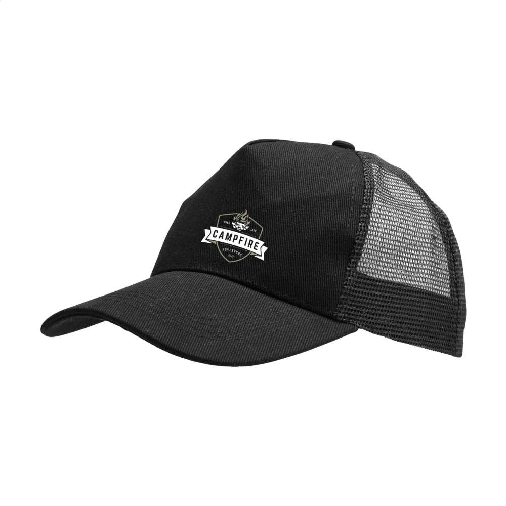 Logo trade promotional products picture of: Trucker Recycled Cotton cap