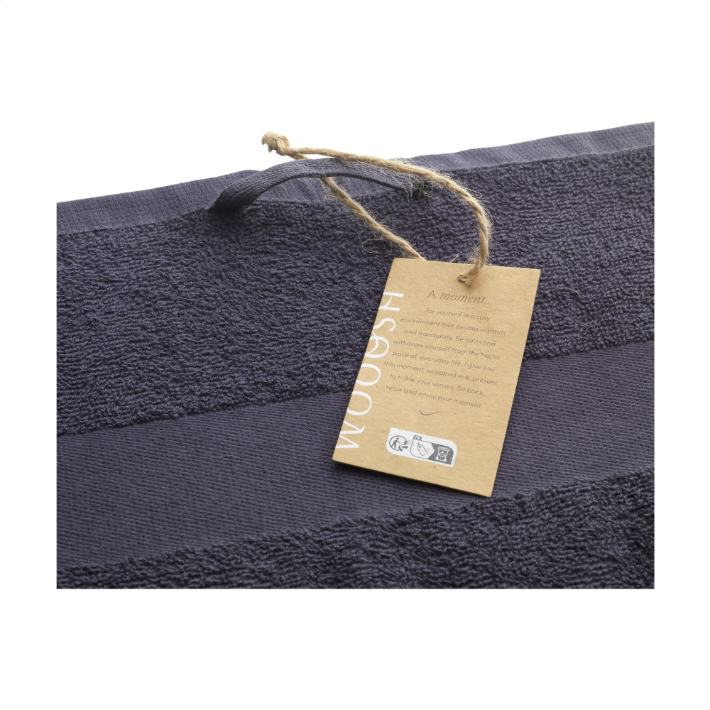Logo trade promotional giveaway photo of: Wooosh Bath Towel GRS Recycle Cotton Mix 140 x 70 cm